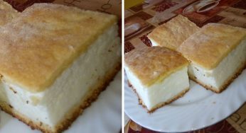 Joghurtos pite, vastag krémesen lágy töltelékkel
