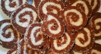 Keksztekercs azoknak is, akik nem szeretik a vajas krémet