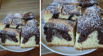 Vendégek jelentkeztek be mára, gyorsan sütöttem kakaós olajos márványos sütit