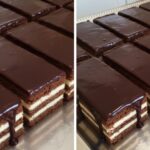 Panka kedvence szelet, csupa csoki és jó sok krém, ez a süti megunhatatlan